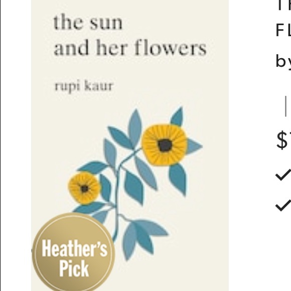 👓 3 for $25👓 the sun and her flowers book by rupi kaur - Picture 3 of 3
